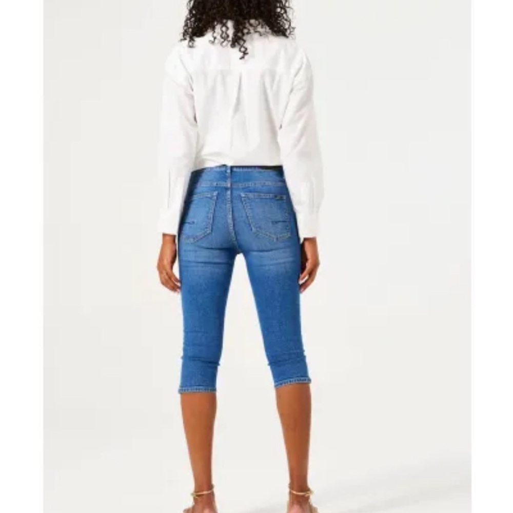 Garcia Women's Blue Cropped Jeans - Picture 2 of 12